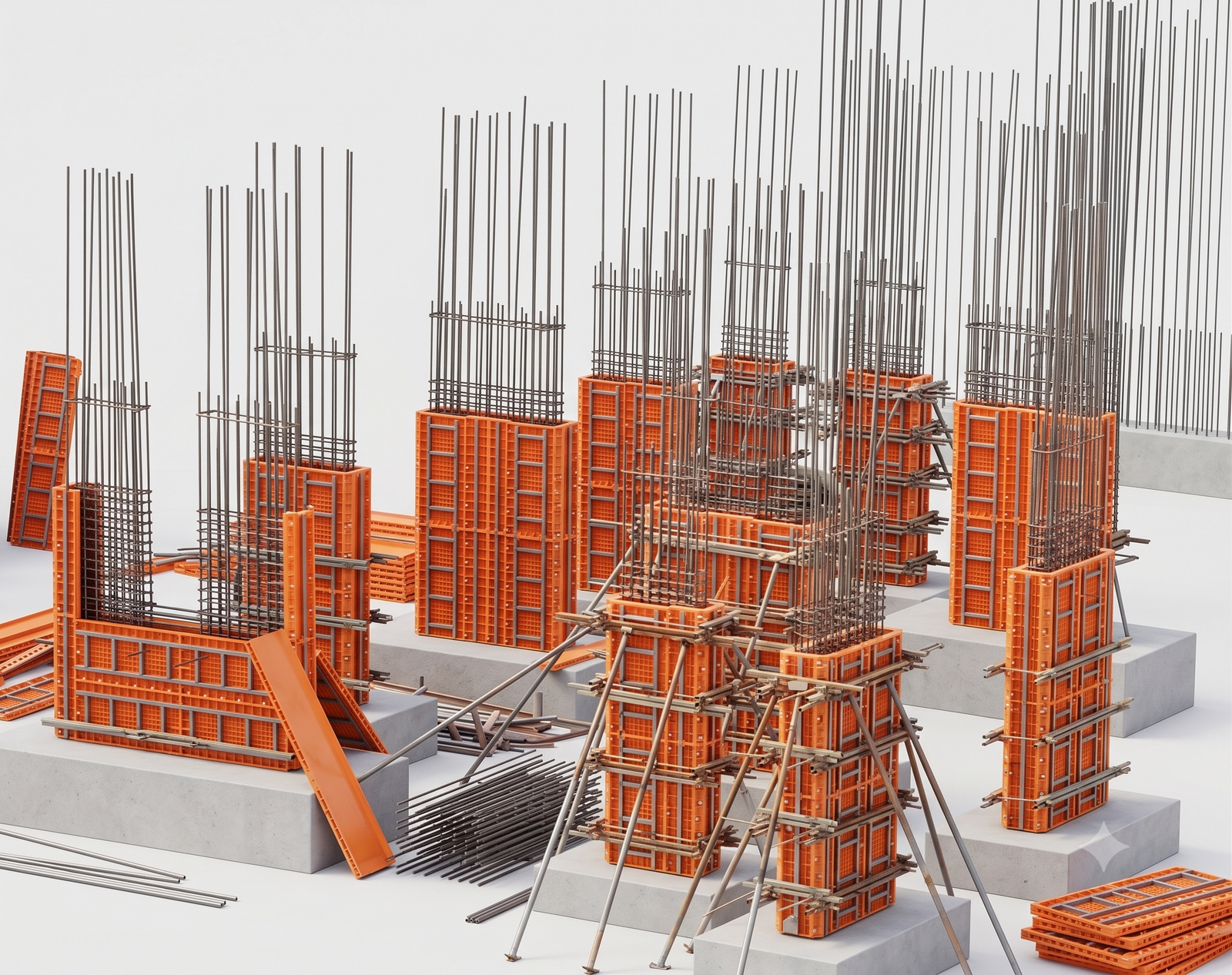 Plastoform shear and retaining wall formwork